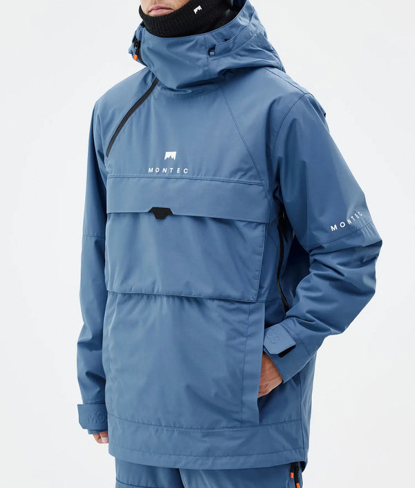 Dune Herren-Skijacke – Stahlblau
