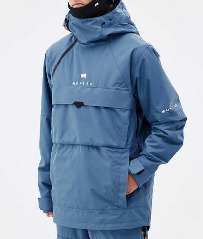 Dune Herren-Skijacke – Stahlblau
