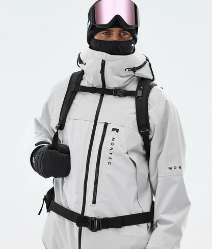 Oracle Herren-Skijacke – Hellgrau