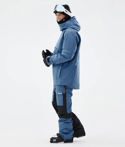 Dune Herren-Skijacke – Stahlblau